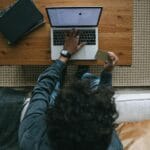 A Man Shopping Online